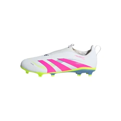 Immagine di adidas Performance Predator League Unisex Scarpe da calcetto con tacchetti per bambini, Taglia: 36 2/3, Ftwr white/lucid pink/lucid lemon Sintetico