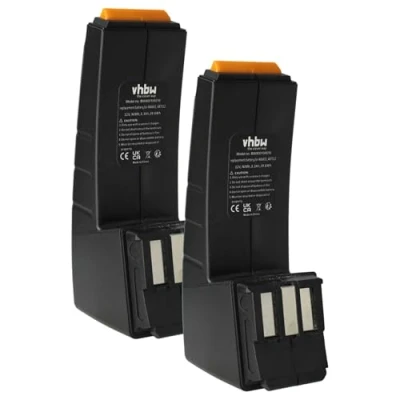 Immagine di vhbw 2x batteria compatibile con Festo/Festool CDD12FX, CDD12ESC, CDD12ES, CDD12MH utensile elettrico (3300 mAh, NiMH, 12 V)