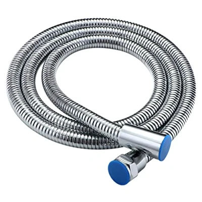 Immagine di Ksunun Tubo Doccia Acciaio Inossidabile Flessibile 1,65 m A Prova di Esplosione per Soffione Tipo G1/2 da Anti Torsione, Cromato