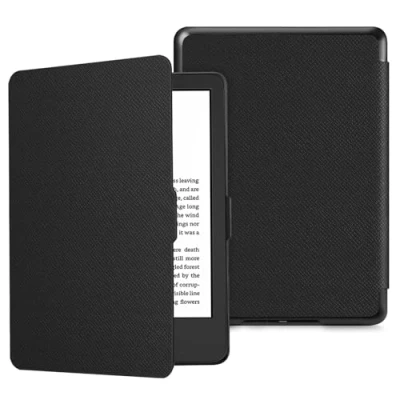 Immagine di FINTIE Custodia per 6&quot; Kindle 11ª Generazione (Modello 2024/2022), Sottile Leggero Protettiva Cover con Funzione Auto Sveglia/Sonno, Nero