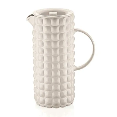Immagine di Guzzini Tiffany, Caraffa con Coperchio Bianco Latte, ø 11,5 x 18,5 h25,5 cm 1750 cc 225600156