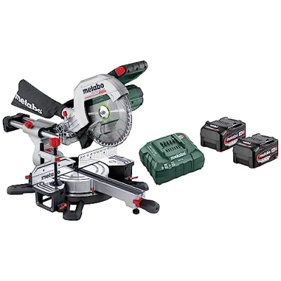 Immagine di Troncatrice a batteria Metabo 614254650 incl. seconda batteria, caricabatterie 254 mm 30