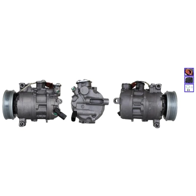 Immagine di ELSTOCK 51 1231 Compressore Aria Condizionata PAG 46 YF R1234yf con guarnizioni AUDI: Q5, A5 B8 Sportback, A6 C7 Avant