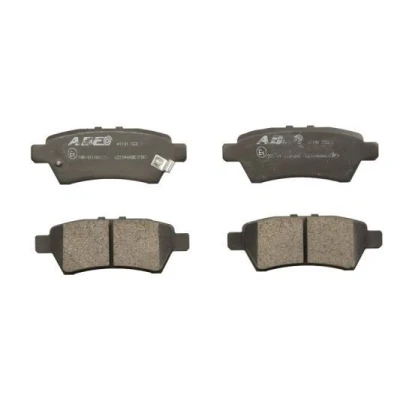 Immagine di ABE C21046ABE Kit pastiglie freno Assale posteriore con segnalatore acustico usura NISSAN: NP300 Navara Pick up, Pathfinder 3