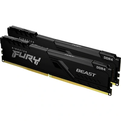 Immagine di Kingston FURY Beast Kit memoria PC DDR4 32 GB 2 x 16 3200 MHz 288pin DIMM CL16 KF432C16BB1K2/32