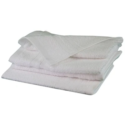Immagine di Gözze Asciugamano per Ospiti, Set da 4 Pezzi, Morbido e Assorbente, 100% Cotone, 30 x 50 cm Bianco