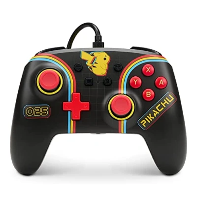 Immagine di PowerA Controller cablato ottimizzato per Nintendo Switch Pokémon: Pikachu Arcade