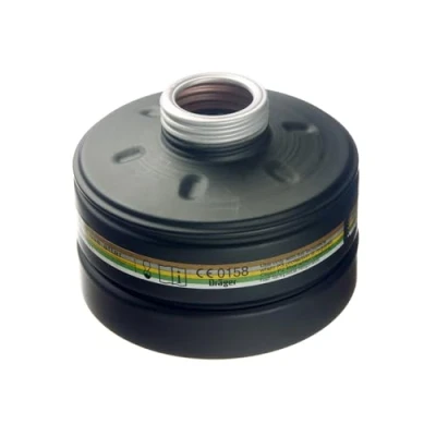 Immagine di Dräger filtro di protezione civile classe A2B2E2K2 P3 R D/NBC (nero) per gas, vapori, particolati 1 pz. combinato maschera a pieno facciale CDR 4500