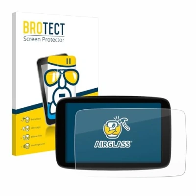 Immagine di brotect Pellicola Protettiva Vetro per TomTom GO Expert Plus 7&quot; Protezione Schermo [Durezza Estrema 9H, Chiaro]