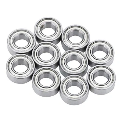 Immagine di Kafuty 10 Pezzi MR105zz in Acciaio Cromato con Cuscinetti 5x10x4mm Mini a Sfera 6000 RPM Accessori Resistenti all&#039;Usura, per Stampante 3D
