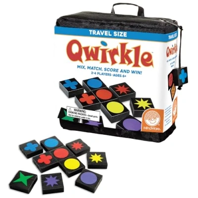 Immagine di Mindware , Qwirkle: Travel Edition Miniature Game Ages 6+ 2 4 Players 45 Minutes Playing Time