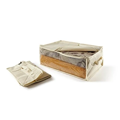 Immagine di Perfetto Più Easybag Sacco Custodia Tnt Trapunte e Coperte, Tessuto, Ecru, 50.0x35.0x20.0 Cm