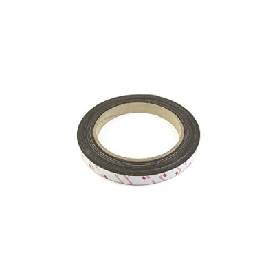 Immagine di Striscia Magnetica Neodmio Flessibile Neoflex® con Autoadesivo 3M 25mm di Larghezza 0,5 M Lunghezza Confezione 2