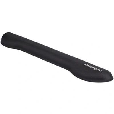 Immagine di StarTech.com Poggiapolsi in gel per tastiera Ergonomico Nero Design antiscivolo Compatibile con scrivanie Sit Stand (WRSTRST)