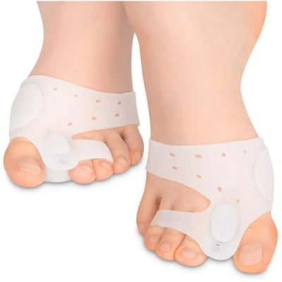 Immagine di HALUTO Separatore dita piede per l&#039;alluce valgo 2 pz. alluce correttore Distanziatore piedi con magnete Divaricatore Raddrizza
