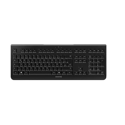 Immagine di CHERRY KW 3000, Tastiera Senza Fili con Tastierino Numerico, Layout per la Germania (QWERTZ), Wireless 2,4 GHz, Tasti Silenziosi, Design Piatto, Alimentazione a Batteria, Nero
