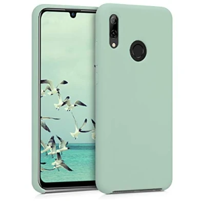 Immagine di kwmobile Cover per Huawei P Smart (2019) Custodia Back Case Smartphone in Silicone TPU Protezione Gommata menta matt