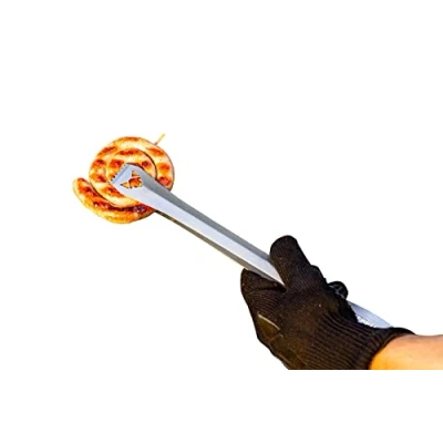 Immagine di FENNEK Pinza in acciaio inox con fascetta pelle e apribottiglie Made Germany