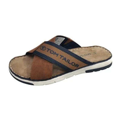 Immagine di TOM Tailor Ciabattine, Uomo, Taglia: 45, Rust Tessuto / sintetico