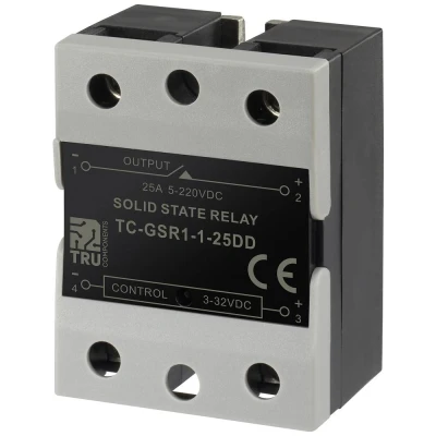 Immagine di TRU COMPONENTS Relè A semiconduttore TC GSR 1 25DD 25 Tens.comm.max: 220 V/DC Commutazione in corrente continua pz.