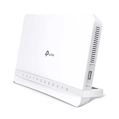 Immagine di TP Link VX231v Wi Fi 6 Internet Box 4, Super VDSL 35b Modem Router, 4 porte Gigabit, AX1800 WLAN, fino a telefoni DECT, compatibile con Telekom/1&amp;1/Vodafone/O2, solo per la Germania