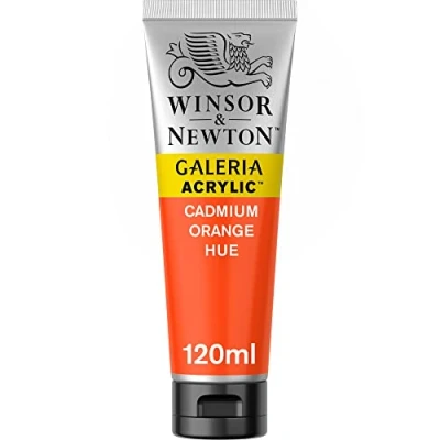 Immagine di Winsor &amp; Newton Galeria Colore Acrilico 120 ml Giallo di Cadmio Arancio Imitazione