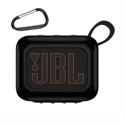 Immagine di GIOPUEY Cover Compatibile con JBL Go 4, Cilicone Custodia, Ultrasottile Case Cover, Antiurto, Resistente ai Graffi Nero
