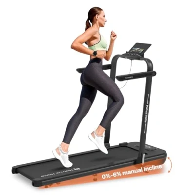 Immagine di Mobvoi Home Treadmill SE Inclinato Tapis Roulant Elettrico 1 12km/h Pieghevole 3 in Tappetino da Passeggio Portatile Compatto 2,5HP con Display LED Telecomando per Ufficio Domestico