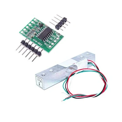 Immagine di Aihasd Cella di carico Digitale Sensore Peso 1KG Scala Cucina Elettronica Portatile + HX711 Sensori pesatura Modulo Ad per Arduino