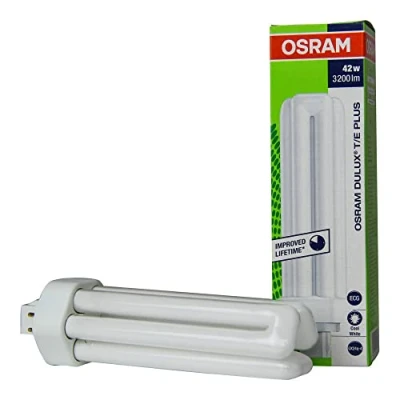 Immagine di OSRAM Lampada A risparmio energetico ERP: G (A G) GX24q 4 169 mm 43 W Bianco neutro forma tubolare dimmerabile 1 pz.