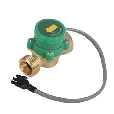 Immagine di HT 120 G3 / 4&quot; 3/4&quot; Interruttore flussostato del sensore di flusso della pompa dell&#039;acqua con filettatura AC220V 1A per scaldabagno a area bassa pressione