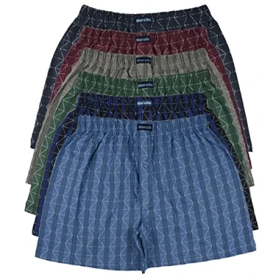 Immagine di 6 Boxershort 100% Cotone, Articolo: con Intervento SET06, Misura: M 5