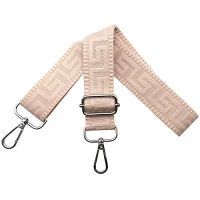 Immagine di Tracolla Regolabile per Borsa Donna Colorate Cinghia a Spalla di Ricambio Larga 3.8cm con Argento Moschettoni, Borsette, Crossbody, Rosa chiaro
