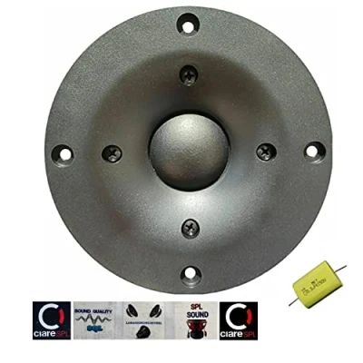 Immagine di 1 CIARE PT383 tweeter driver da 5,25&quot; 13,00 cm 130 mm di diametro 120 watt rms 300 max impedenza 8 ohm sensibilità 94 db spl casa nero, pezzo + 5 adesivi omaggio