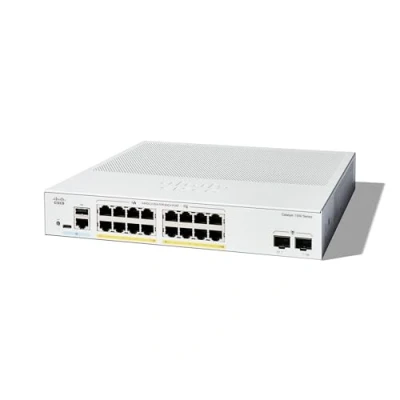 Immagine di Cisco Catalyst 1300 16P 2G Managed Switch, 16 porte GE, PoE, 2 SFP 1GE, protezione limitata a vita (C1300 2G)