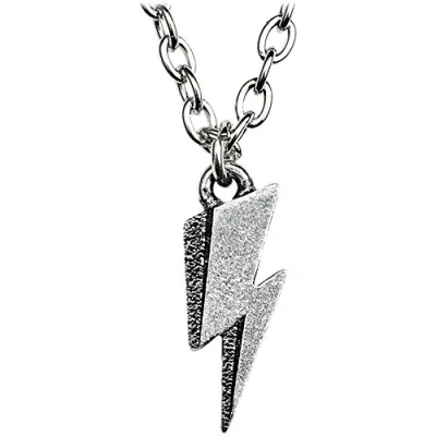 Immagine di David Bowie Flash Logo Unisex Collana Colore Argento Peltro