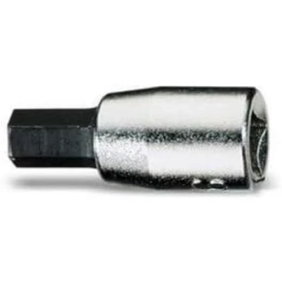 Immagine di Beta 900ME 5 Chiavi a bussola giravite maschio esagonale con attacco quadro femmina 1/4&quot; cromate inserti bruniti