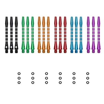 Immagine di kwmobile Alberi Dardo in Alluminio Filo 2ba Lunghezza 48mm Media Set Steli per Freccette Gioco Astine Dardi DIV. Colori