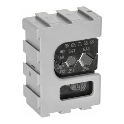 Immagine di Gedore 8140 14 1830694 Matrice di crimpaggio Connettore a spina coassiale 1.69 fino 6.48 mm² RG58, RG59, RG62, RG71