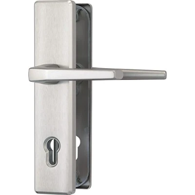 Immagine di ABUS HLS214 F9 Raccordo di sicurezza per porta a doppia maniglia in acciaio inossidabile 31699 (l&#039;imballaggio può variare)