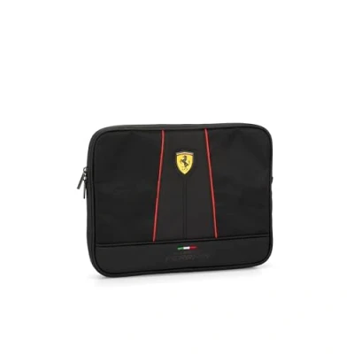 Immagine di FERRARI Custodia Porta Tablet, F.to Max Cm 32x23, In Nylon Tecnico, Con Cerniere Waterproof, 32x23h Nero