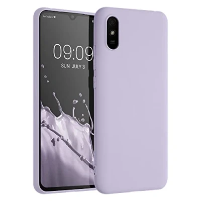 Immagine di kwmobile Custodia Compatibile con Xiaomi Redmi 9A / 9AT Cover Back Case per Smartphone in Silicone TPU Protezione Gommata lavanda