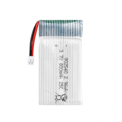Immagine di Batteria Polimeri di litio 3.7V 800mAh 902540 25C Lipo Ricaricabile Ricambio ioni con connettore PH2.0 2P per accessorio aereo Drone RC