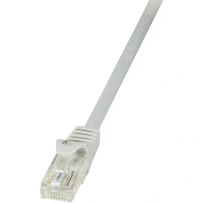 Immagine di LogiLink CP2032U RJ45 cavo di rete, patch CAT 6 U/UTP 1.00 m Grigio con protezione 1 pz.