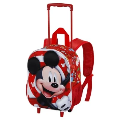 Immagine di Karactermania Mickey Mouse Twirl Small 3D Trolley per bambini, Taglia: One Size, Rojo
