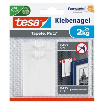 Immagine di tesa 77776 Chiodi adesivi Bianco Contenuto: 2 pz.
