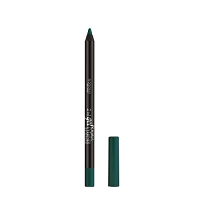 Immagine di Deborah Milano Matita Occhi 2 in 1 Kajal e Eyeliner Waterproof, 04 Blue Green, a Lunga Durata, Tratto Ultra pigmentato Cremoso, Dona uno Sguardo Intenso Definito, 1.4 gr