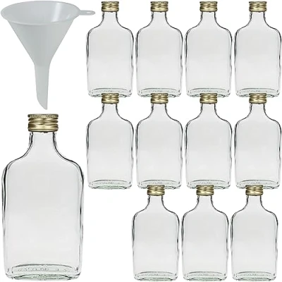 Immagine di Viva Haushaltswaren &quot; Set di 12 Pezzi in Vetro, 200 ml, Bottiglia da liquore, A Imbuto