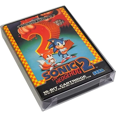 Immagine di Link e : 10 X Custodia Protettiva in Plastica per Scatola di Gioco Compatibile con la Console SEGA Megadrive/Genesis Master System