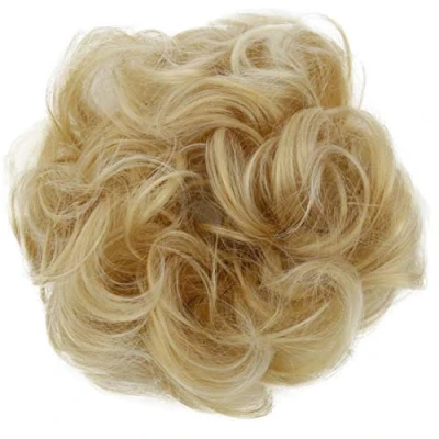Immagine di CAISHA Elastico Per Capelli XXL Ispessimento Dei Voluminoso Resistente Al Calore Biondo Chiaro G15E